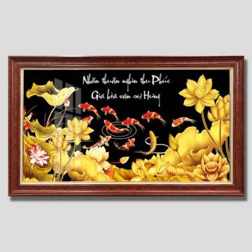 Cửu ngư quần hội 9 cá (Mã tranh 0004)