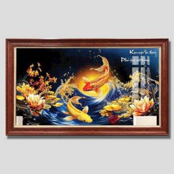 Song Ngư Phát Lộc (Mã tranh 0010)