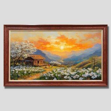 Núi rừng Tây Bắc (Mã tranh 0019)