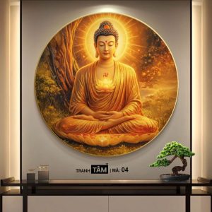 Phật Thích Ca Mâu Ni | Tranh hộp đèn cao cấp | Mã tranh 04 | Tranh TÂM - Ảnh 4