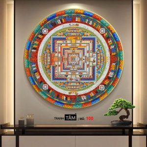 Tranh Mandala (Mạn-đà-la) | Tranh hộp đèn cao cấp | Mã tranh 100 | [tranhtam.com] - Ảnh 3