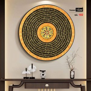 Tranh Mandala (Mạn-đà-la) | Tranh hộp đèn cao cấp | Mã tranh 102 | [tranhtam.com] - Ảnh 4
