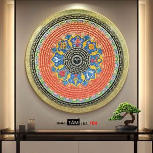 Tranh Mandala (Mạn-đà-la) | Tranh hộp đèn cao cấp | Mã tranh 104 | [tranhtam.com] - Ảnh 3