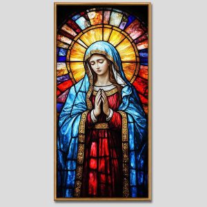 Đức mẹ Maria | Tranh hộp đèn cao cấp | Mã tranh 1044 | Tranh TÂM