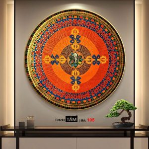 Tranh Mandala (Mạn-đà-la) | Tranh hộp đèn cao cấp | Mã tranh 105 | [tranhtam.com] - Ảnh 3