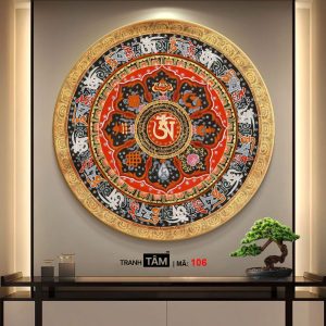 Tranh Mandala (Mạn-đà-la) | Tranh hộp đèn cao cấp | Mã tranh 106 | [tranhtam.com] - Ảnh 3