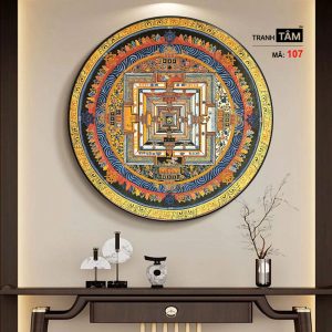 Tranh Mandala (Mạn-đà-la) | Tranh hộp đèn cao cấp | Mã tranh 107 | [tranhtam.com] - Ảnh 4