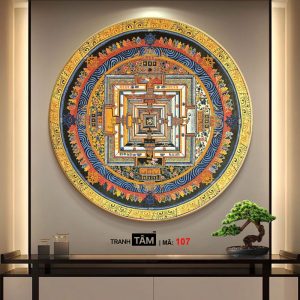 Tranh Mandala (Mạn-đà-la) | Tranh hộp đèn cao cấp | Mã tranh 107 | [tranhtam.com] - Ảnh 3