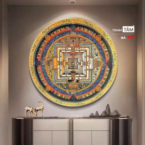 Alternative view of Tranh Mandala (Mạn-đà-la) | Tranh hộp đèn cao cấp | Mã tranh 107 | [tranhtam.com]