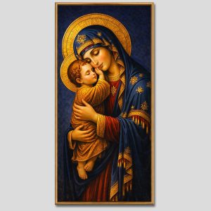 Đức mẹ Maria | Tranh hộp đèn cao cấp | Mã tranh 1074 | Tranh TÂM
