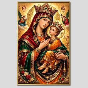 Đức mẹ Maria | Tranh hộp đèn cao cấp | Mã tranh 1079 | Tranh TÂM