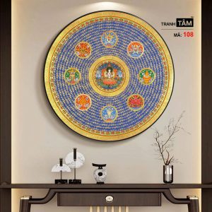 Tranh Mandala (Mạn-đà-la) | Tranh hộp đèn cao cấp | Mã tranh 108 | [tranhtam.com] - Ảnh 4