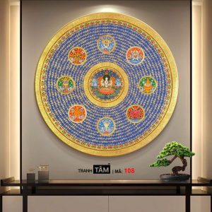 Tranh Mandala (Mạn-đà-la) | Tranh hộp đèn cao cấp | Mã tranh 108 | [tranhtam.com] - Ảnh 3