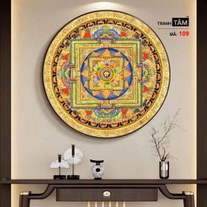 Tranh Mandala (Mạn-đà-la) | Tranh hộp đèn cao cấp | Mã tranh 109 | [tranhtam.com] - Ảnh 4