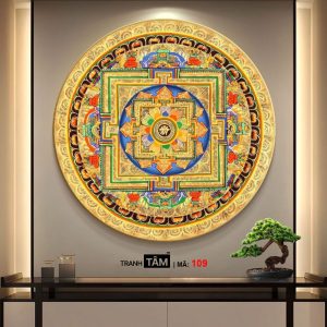 Tranh Mandala (Mạn-đà-la) | Tranh hộp đèn cao cấp | Mã tranh 109 | [tranhtam.com] - Ảnh 3
