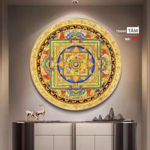 Alternative view of Tranh Mandala (Mạn-đà-la) | Tranh hộp đèn cao cấp | Mã tranh 109 | [tranhtam.com]