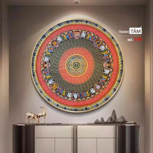 Alternative view of Tranh Mandala (Mạn-đà-la) | Tranh hộp đèn cao cấp | Mã tranh 110 | [tranhtam.com]
