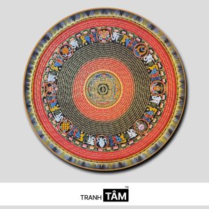 Tranh Mandala (Mạn-đà-la) | Tranh hộp đèn cao cấp | Mã tranh 110 | [tranhtam.com]