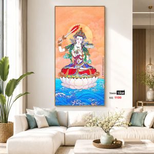 Hư Không Tạng Bồ Tát | Tranh hộp đèn cao cấp | Mã tranh 1100 | Tranh TÂM - Ảnh 5