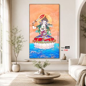 Hư Không Tạng Bồ Tát | Tranh hộp đèn cao cấp | Mã tranh 1100 | Tranh TÂM - Ảnh 4