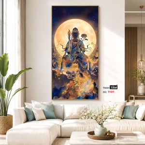 Hư Không Tạng Bồ Tát | Tranh hộp đèn cao cấp | Mã tranh 1101 | Tranh TÂM - Ảnh 5
