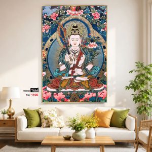 Alternative view of Hư Không Tạng Bồ Tát | Tranh hộp đèn cao cấp | Mã tranh 1106 | Tranh TÂM