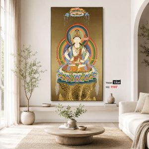 Hư Không Tạng Bồ Tát | Tranh hộp đèn cao cấp | Mã tranh 1107 | Tranh TÂM - Ảnh 4