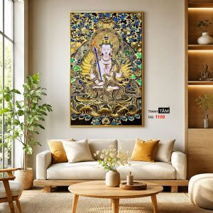 Hư Không Tạng Bồ Tát | Tranh hộp đèn cao cấp | Mã tranh 1108 | Tranh TÂM - Ảnh 3