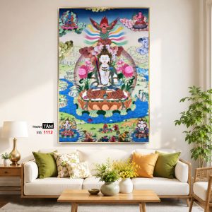 Alternative view of Hư Không Tạng Bồ Tát | Tranh hộp đèn cao cấp | Mã tranh 1112 | Tranh TÂM
