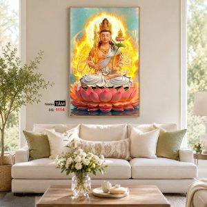 Hư Không Tạng Bồ Tát | Tranh hộp đèn cao cấp | Mã tranh 1114 | Tranh TÂM - Ảnh 4
