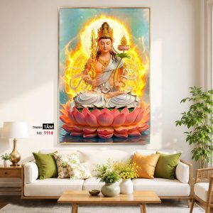 Alternative view of Hư Không Tạng Bồ Tát | Tranh hộp đèn cao cấp | Mã tranh 1114 | Tranh TÂM