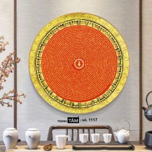 Alternative view of Tranh Mandala (Mạn-đà-la) | Tranh hộp đèn cao cấp | Mã tranh 1117 | [tranhtam.com]