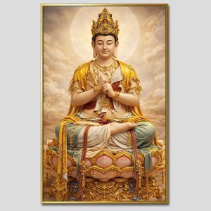 Đại Nhật Như Lai (Tỳ Lô Giá Na Phật) | Tranh hộp đèn cao cấp | Mã tranh 1122 | Tranh TÂM
