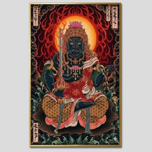 Bất Động Minh Vương | Tranh hộp đèn cao cấp | Mã tranh 1135 | [tranhtam.com]