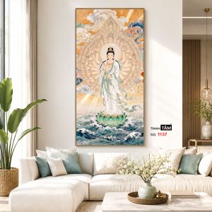 Quán Thế Âm Bồ Tát (thiên thủ, thiên nhãn) | Tranh hộp đèn cao cấp | Mã tranh 1137 | Tranh TÂM - Ảnh 5