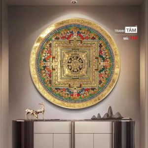 Alternative view of Tranh Mandala (Mạn-đà-la) | Tranh hộp đèn cao cấp | Mã tranh 114 | [tranhtam.com]