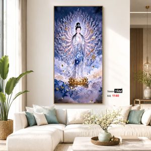 Quán Thế Âm Bồ Tát (thiên thủ, thiên nhãn) | Tranh hộp đèn cao cấp | Mã tranh 1140 | Tranh TÂM - Ảnh 5