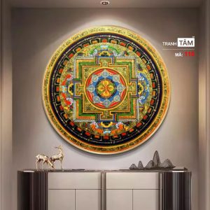 Alternative view of Tranh Mandala (Mạn-đà-la) | Tranh hộp đèn cao cấp | Mã tranh 115 | [tranhtam.com]