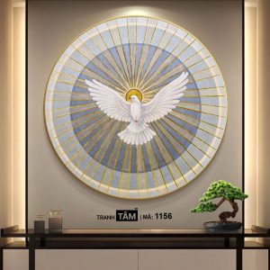 Chim bồ câu | Tranh hộp đèn cao cấp | Mã tranh 1156 | Tranh TÂM - Ảnh 4