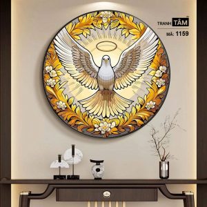 Chim bồ câu | Tranh hộp đèn cao cấp | Mã tranh 1159 | Tranh TÂM - Ảnh 5
