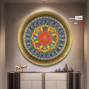 Alternative view of Tranh Mandala (Mạn-đà-la) | Tranh hộp đèn cao cấp | Mã tranh 116 | [tranhtam.com]