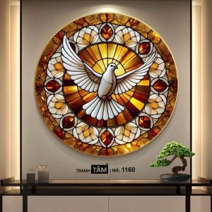 Chim bồ câu | Tranh hộp đèn cao cấp | Mã tranh 1160 | Tranh TÂM - Ảnh 4