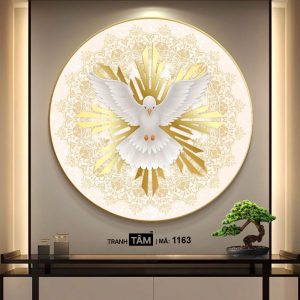 Chim bồ câu | Tranh hộp đèn cao cấp | Mã tranh 1163 | Tranh TÂM - Ảnh 5