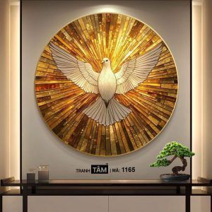 Chim bồ câu | Tranh hộp đèn cao cấp | Mã tranh 1165  | Tranh TÂM - Ảnh 4