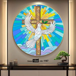 Chim bồ câu | Tranh hộp đèn cao cấp | Mã tranh 1167 | Tranh TÂM - Ảnh 4