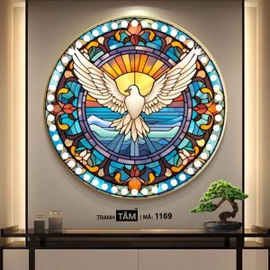 Chim bồ câu | Tranh hộp đèn cao cấp | Mã tranh 1169 | Tranh TÂM - Ảnh 4