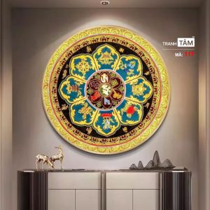 Alternative view of Tranh Mandala (Mạn-đà-la) | Tranh hộp đèn cao cấp | Mã tranh 117 | [tranhtam.com]