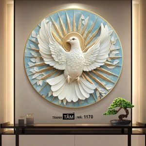 Chim bồ câu | Tranh hộp đèn cao cấp | Mã tranh 1170 | Tranh TÂM - Ảnh 4