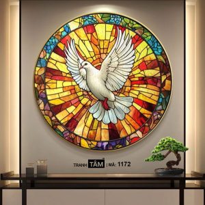 Chim bồ câu | Tranh hộp đèn cao cấp | Mã tranh 1172 | Tranh TÂM - Ảnh 4