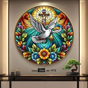 Chim bồ câu | Tranh hộp đèn cao cấp | Mã tranh 1173 | Tranh TÂM - Ảnh 4